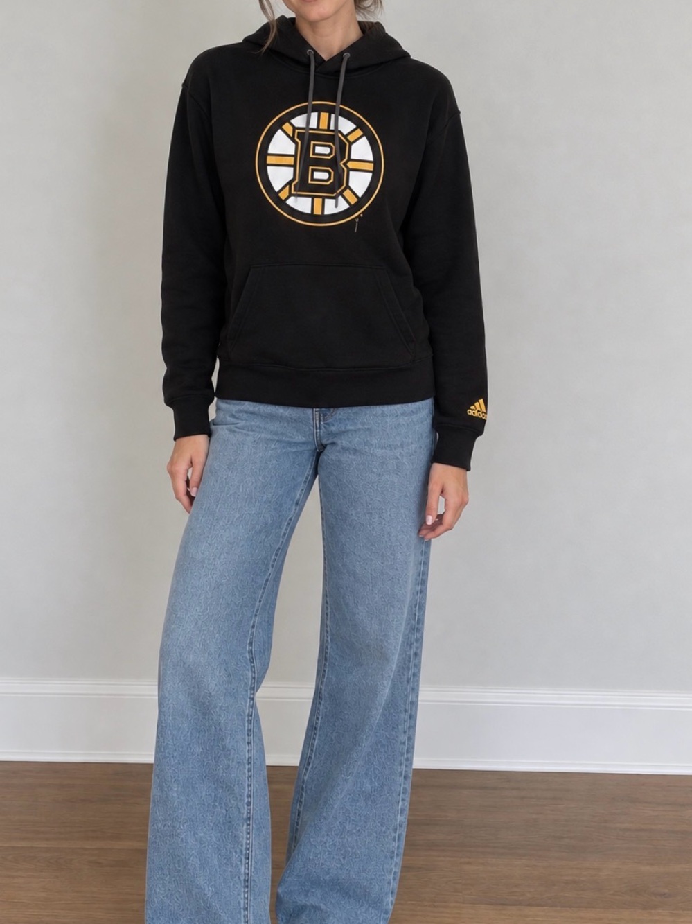 Adidas Boston Bruins Women’s Hoodie – Size Large – NWOT 🖤💛